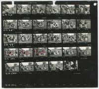 1t556 LE MANS 9.25x10 contact sheet 1971 cool candid images of race car in the pit!