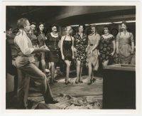 1t607 LOVE ME OR LEAVE ME deluxe 8.25x10 still 1955 James Cagney examines ladies' legs in interview!