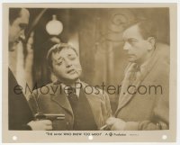1t628 MAN WHO KNEW TOO MUCH 8x10 still 1935 smoking Peter Lorre, directed by Alfred Hitchcock!