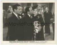 1t633 MANPOWER 8x10 still 1941 George Raft glares at Edward G. Robinson kissing Marlene Dietrich!