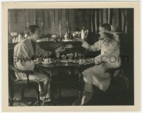 1t638 MARILYN MILLER/JACK PICKFORD deluxe 8x10 still 1920s husband & wife having breakfast at home!