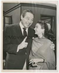1t656 MAX BAER/JEAN SIMMONS 7.25x9 news photo 1952 the former boxing champion gives her advice!