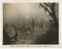 1t672 MOST DANGEROUS GAME 8x10 still 1932 Leslie Banks uses his hounds to hunt McCrea & Wray!