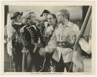 1t688 NEW MOON 8x10 still 1940 close up of Nelson Eddy shaking hands with uniformed man!