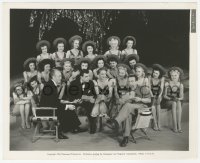 1t690 NIGHT AT EARL CARROLL'S candid 8.25x10 still 1940 director & Carroll reading with showgirls!