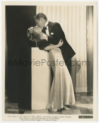 1t699 NO MAN OF HER OWN 8x10 key book still 1932 Clark Gable & Carole Lombard about to kiss!