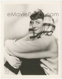 1t709 NOWHERE TO GO deluxe 8x10.25 still 1959 wonderful smiling portrait of young Maggie Smith!