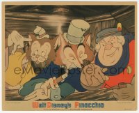 1t753 PINOCCHIO 8x10 LC 1940 Disney classic cartoon, c/u of J. Worthington Foulfellow & goons!