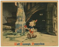 1t760 PINOCCHIO 8x10 LC 1940 Disney classic cartoon, he's happy but about to get kidnapped!