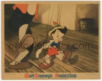 1t756 PINOCCHIO 8x10 LC 1940 Disney classic cartoon, c/u while he's still a wooden puppet!