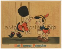 1t758 PINOCCHIO 8x10 LC 1940 Disney classic cartoon, he introduces himself to female marionette!