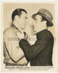 1t775 RACKET BUSTERS 8x10.25 still 1938 close up of Humphrey Bogart & George Brent in tense scene!
