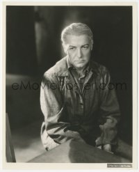1t845 SILENCE 8x10 still 1931 great close portrait of Clive Brook sitting in the shadows!