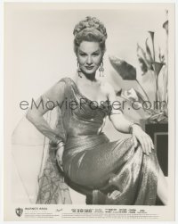 1t846 SILVER CHALICE 8x10.25 still 1955 great portrait of Virginia Mayo in great costume & makeup!
