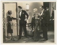 1t847 SINNERS IN THE SUN 8x10 key book still 1932 Carole Lombard & Walter Byron at fancy party!