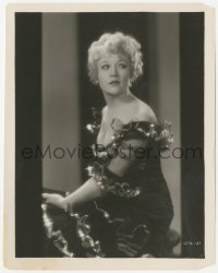 1t869 SPOILERS 8x10.25 still 1930 seated portrait of Betty Compson in pretty ruffled dress!