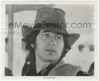 1t887 SUGARLAND EXPRESS candid 8x10 still 1974 young director Steven Spielberg watching his stars!