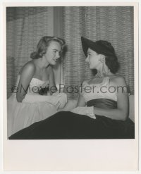 1t911 TERRY MOORE/ANN BLYTH deluxe 8x10 still 1953 two stars chatting in pretty gowns by Beerman!