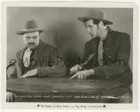 1t912 TEXAN 8x10.25 still 1930 great c/u of young Gary Cooper threatening man he already told once!