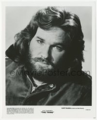 1t921 THING 8x10 still 1982 head & shoulders portrait of Kurt Russell as MacReady, John Carpenter!