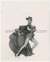 1t927 THREE FOR THE SHOW 8x10 still 1954 Betty Grable in exotic costume for dance number by Coburn!