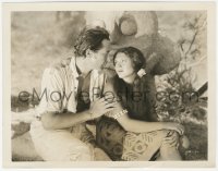 1t968 WHITE SHADOWS IN THE SOUTH SEAS 8x10 still 1928 Monte Blue prepares to leave Raquel Torres!