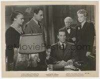 1t982 WOMAN IN GREEN 8x10.25 still 1945 Basil Rathbone as Sherlock Holmes hynotized to sign papers!