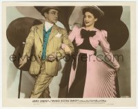 1t001 YANKEE DOODLE DANDY color-glos 8x10 still 1942 James Cagney & Joan Leslie by giant shamrock!
