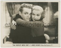 1t870 ST. LOUIS KID English 8x10 still 1935 best c/u of James Cagney embracing Patricia Ellis!