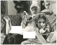 1t987 WORLD IS FULL OF MARRIED MEN English 8x10 still 1979 naked Sherrie Lee Cronn on Steel's lap!