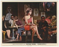 1t056 PENELOPE color English FOH LC 1966 sexy Natalie Wood barefoot on stool in nightclub!