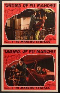 1w846 DRUMS OF FU MANCHU 2 chapter 1 LCs 1940 pilot Robert Kellard, Fu Manchu Strikes!