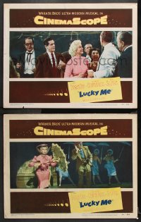 1w885 LUCKY ME 2 LCs 1954 sexy Doris Day never had it so good, Robert Cummings, Phil Silvers
