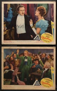 1w889 MAYTIME 2 LCs 1937 John Barrymore, sweethearts Jeanette MacDonald & Nelson Eddy!