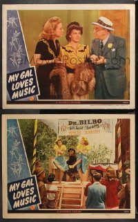 1w898 MY GAL LOVES MUSIC 2 LCs 1944 sexy Grace McDonald sings, swings & dances, Bob Crosby