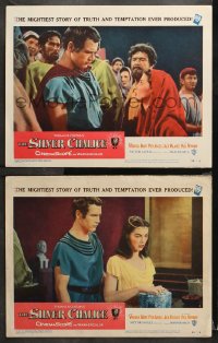 1w937 SILVER CHALICE 2 LCs 1955 cool images of Paul Newman in his notorious 1st movie, Pier Angeli!