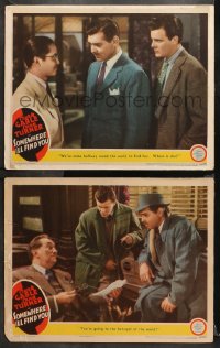 1w946 SOMEWHERE I'LL FIND YOU 2 LCs 1942 great images of Clark Gable & Robert Sterling + Keye Luke!