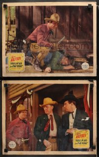 1w998 YODELIN' KID FROM PINE RIDGE 2 LCs 1937 great western images of singing cowboy Gene Autry!