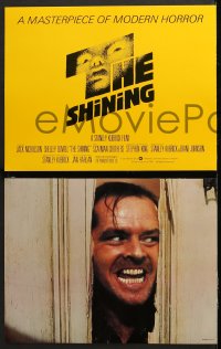 1w001 SHINING 13 color 11x14 stills 1980 King & Kubrick, Shelley Duvall, Jack Nicholson, Bass!