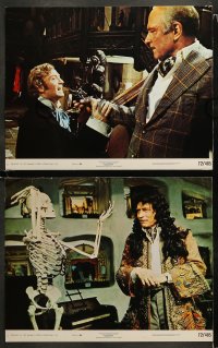 1w483 SLEUTH 6 color 11x14 stills 1972 wacky images of Laurence Olivier & Michael Caine!
