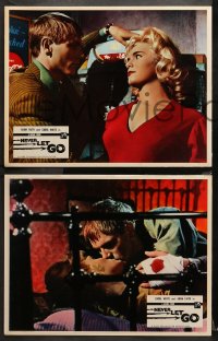 1w238 NEVER LET GO 8 English LCs 1962 Peter Sellers in a totally different role, Elizabeth Sellars!