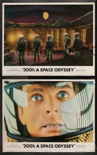 1w550 2001: A SPACE ODYSSEY 4 LCs R1972 Stanley Kubrick, Keir Dullea, Gary Lockwell, Sylvester!