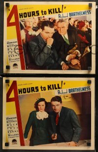 1w024 4 HOURS TO KILL 8 LCs 1935 great images of Richard Barthelmess, Helen Mack and cast!