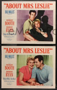 1w025 ABOUT MRS. LESLIE 8 LCs 1954 Shirley Booth, Robert Ryan, the man she never quite married!