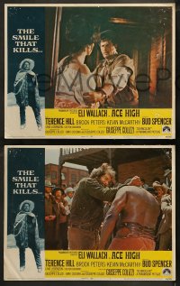 1w027 ACE HIGH 8 LCs 1969 Eli Wallach, Terence Hill, Brock Peters, spaghetti western!