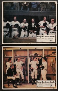 1w049 BANG THE DRUM SLOWLY 8 LCs 1973 images of Robert De Niro, New York Yankees baseball!
