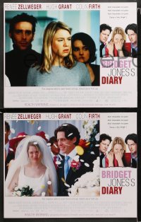 1w063 BRIDGET JONES'S DIARY 8 LCs 2001 Hugh Grant, Colin Firth, Renee Zellweger in title role!