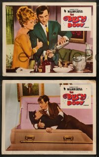 1w067 BUSY BODY 8 LCs 1967 directed by William Castle, Sid Caesar, Robert Ryan, Anne Baxter!