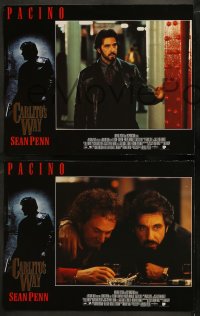 1w075 CARLITO'S WAY 8 LCs 1993 Al Pacino, Sean Penn, John Leguizamo, Brian De Palma directed!