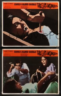 1w570 CURSE OF THE BLOOD-GHOULS 4 LCs 1969 Strage dei Vampiri, Slaughter of the Vampires!